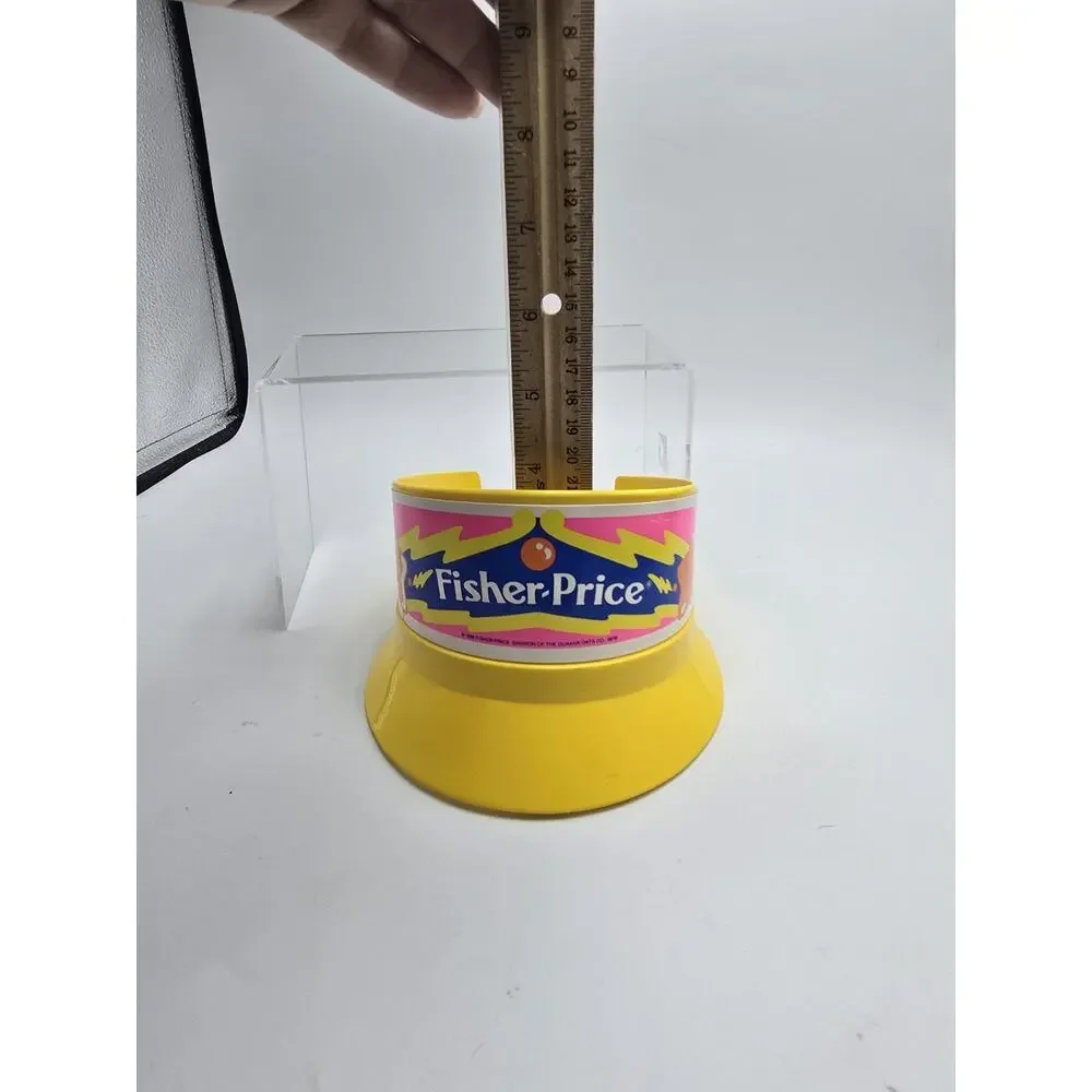 Vintage Fisher Price Marching Band Music Toys Yellow Hat